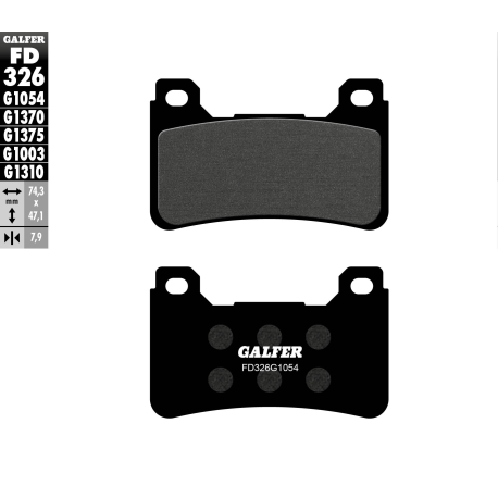 GALFER KLOCKI HAMULCOWE KH390 HONDA CBR 600/1000RR PRZÓD