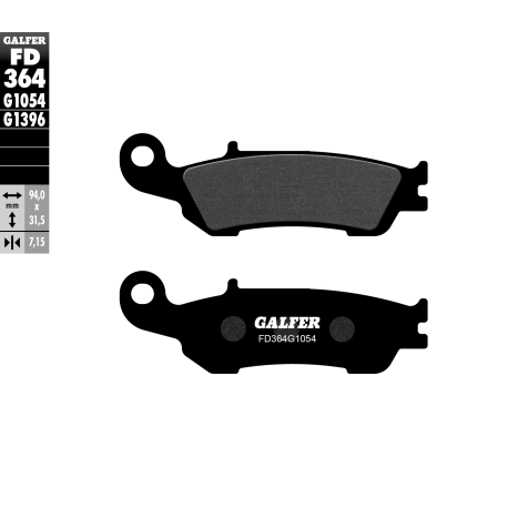 GALFER KLOCKI HAMULCOWE KH450 OFF ROAD YAMAHA YZ/YZF PRZÓD '08-'19