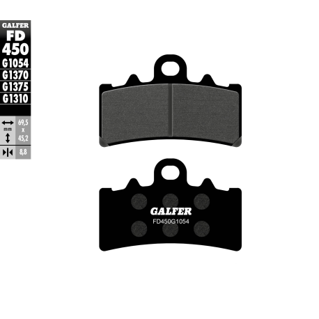 GALFER KLOCKI HAMULCOWE KH606 DUKE 12/200/390 11-13 PRZÓD
