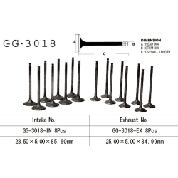 VESRAH ZAWÓR WYDECHOWY SUZUKI GSF 1200 BANDIT '97-02' GSXR 1100 '86-90' GSX 1100 F/G '88-93' (OEM: 12912-06B00) (1SZT.)