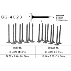 VESRAH ZAWÓR WYDECHOWY KAWASAKI GPX 600 R 89-99