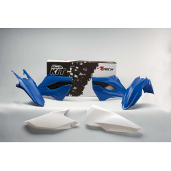 RACETECH KOMPLET PLASTIKÓW HUSABERG TE/FE 125/250/300/350/450/501 '13-'14 KOLOR OEM NIEBIESKI BIAŁY