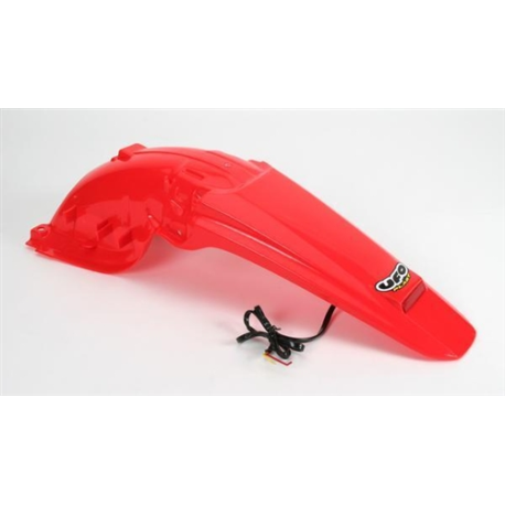 UFO BŁOTNIK TYŁ HONDA CRF 450X '05-'09 Z LAMPKĄ KOLOR CZERWONY
