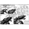KAPPA STELAŻ KUFRA CENTRALNEGO YAMAHA FZS 600 FAZER (98-03) ( BEZ PŁYTY )