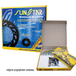 SUNSTAR ZESTAW NAPĘDOWY SUZUKI GSXR 750 11-15 PLUS ZŁOTY (17/45/116) (DO 1100CC) - PROMOCJA (SUN40417/SUN1-4474-45/SS525RTG1-116