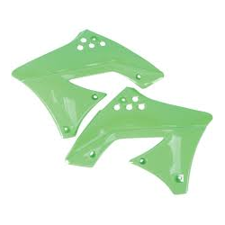 UFO OSŁONY CHŁODNICY KAWASAKI KXF 250 '09-'11 KOLOR ZIELONY