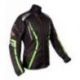 Roleff, dámská textilní bunda Zelina, s membránou Wind-Tex, barva černá/fluo, velikost XS