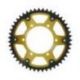 Supersprox, rozeta 899 43 STEALTH (ocelová / duralová) KTM SX/EXC (JTR897.43), zlatá barva
