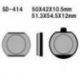 Vesrah, brzdové desky KH33 Semi Metal Kawasaki Z400/650/750/1000, KZ900 76-77
