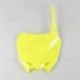 UFO, přední číslová tabulka, Suzuki RMZ 250 '10-'18, RMZ 450 '08-'17, žlutá barva FLUO