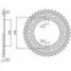 Sunstar, rozeta 4409 43 Suzuki GSF 1250 '06-'16, GSXR 1000/1300 (JTR1800.43) (řetěz 530) (440943JT)