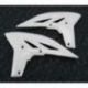 UFO, kryty chladičů, Yamaha YZF 250 '11-'13, WRF 450 '12-'15 bílá barva