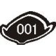 UFO, sada plastů, Yamaha YZF 250/450 '03-'05 černá barva (YA304E001)