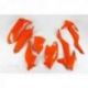 UFO, sada plastů, KTM EXC/EXC-F '17-'19 oranžová barva FLUO