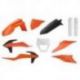 Polisport, sada plastů, KTM EXC/EXF `20-21 v sadě rámeček světla (8668600002)a kryty přední vidlice (8398600003) barva OEM oranž
