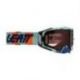 Leatt, brýle Velocity 6.5 Goggle ICE LENS ROSE UC 32% -, barva tyrkysová/granátová/oranžová, zrcadlové kouřové sklo