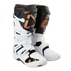 Leatt, boty Cross 4.5 Boots White, barva bílá/černá/žlutá, velikost 47 / 30.5 cm