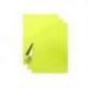 Blackbird, sada polepů, (folie Crystall 0,4 mm) 3 X arch 47X33cm,žlutá barva FLUO