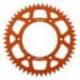 Supersprox, rozeta duralová 7075-T6 (ERGAL) 899 51 KTM SX/EXC (JTR897.51), oranžová barva,