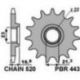 PBR, přední řetězové kolečko, 443 16 Yamaha XJ 600 DIVERSION '92-'03 (JTF582.16) (řetěz 520) (44316JT)