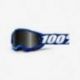 100%, MX brýle Accuri 2 SAND Goggle BLUE - kouřové sklo, barva modrá/bílá