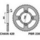 PBR, rozeta 238 46 C45 Honda CRF 80F 04-13 (řetěz420) (JTR1214.46)