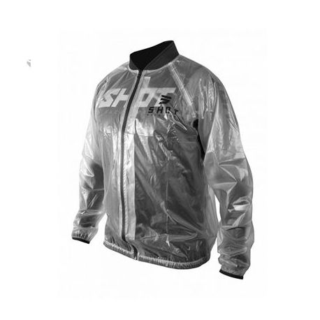Shot Racing, bunda do deště Windbreaker Transparent, barva čirá, velikost L