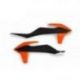 UFO, kryty chladičů, KTM SX/SXF '19-22, EXC/EXC-F 20-23, barva OEM 21 (černá/oranžová)