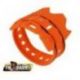 FM-PARTS, kryt koncovky výfuku, univerzální, oranžová barva