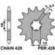 PBR, přední řetězové kolečko, 428 12 Suzuki JR 50 82-04 (řetěz 428)