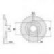 CHT, rozeta, 4331 50 (2035-50) Derbi SENDA 50 '96-'99