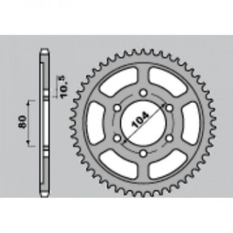 JR, rozeta 4359 41 (148941JT) Kawasaki ZX9X '02-'04