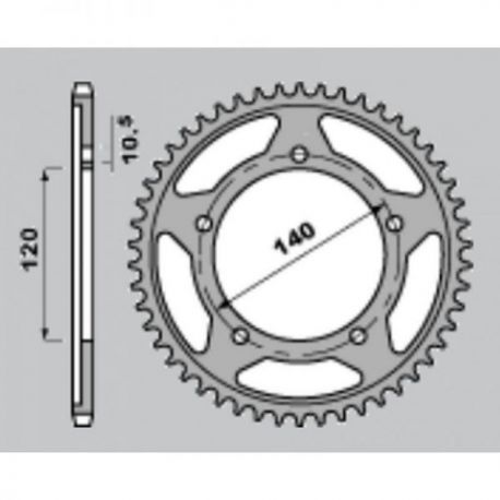 JR, rozeta 4398 43 Suzuki / Triumph (179243JT)