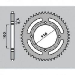 JR, rozeta 467 54 Kawasaki KX 80/85 '86-'18 (JTR461.54) (řetěz 420)