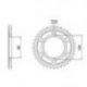 CHT, rozeta, 488 45 Kawasaki ZXR 750J (A4150488450) (488-45) (JTR488.45)