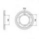 CHT, rozeta, 498 39 Suzuki TL 1000 R '98-'02 (499-39) (JTR499,39)