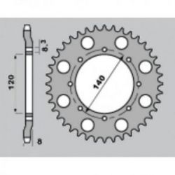 JR, rozeta 506 43 Kawasaki KLR 600 '84-'90
