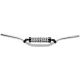 Renthal, řidítka 7/8" (22mm) MX Handlebar SILVER CR HIGH/RICKY JOHNSON PADDED, stříbrná barva s chráničem