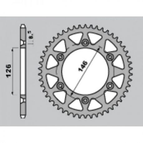 JR, rozeta 808 51 (80851JT) Suzuki RM/ DR 350/ DRZ 400