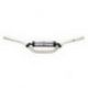 Renthal, řidítka 7/8" (22mm) ATV Handlebar SILVER Yamaha RAPTOR YFM 700 06-12 PADDED, stříbrná barva s chráničem