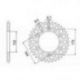 CHT, rozeta, 856 41 Yamaha (2045-41) (JTR853.41) Yamaha TT600 R '98-'03, TT600S '93-'95
