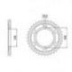 CHT, rozeta, 869 43 Yamaha TDM 850 96-98 (A4150867430) (867-43)