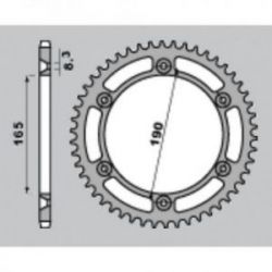 JR, rozeta 896 52 (89652JT) KTM '81-'89 (JTR896.52)