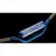 Renthal, řidítka 1,1/8" (28,6mm) MX Twinwall 918 HANDLEBAR BLUE CR HIGH/RICKY JOHNSON PADDED, modrá barva s chráničem