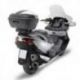 Kappa, nosič centrálního kufru, Suzuki BURGMAN 650 / EXECUTIVE (02-15) ( s plotnou Monolock KM6M, s prostorem pro U-Lock )