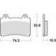 TRW Lucas, brzdové desky KH123 Sinter Street Yamaha SRX 600 88-95, FZ 750 89-94, XV 750 92-94, TDM 850 91-96, FJ 1200 88-97, X