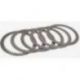 Nachman, spojkové plechy Suzuki RM250 96-12 (145,7X112,5X1,6X30T)-7X (PS079A)