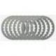 Nachman, spojkové plechy Honda XL600V TRANSALP 87-99, TRX400X/EX 99-12 (124,7X90,0X2,0X24T)-6X (PS053A)
