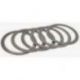 Nachman, spojkové plechy Suzuki DR650R/RS/RSE 90-93 (138,6X104,4X1,4X28T)-6X (PS056A)