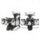 Kappa, nosiče bočních kufrů Monokey, CAM SIDE BMW F 650 GS / F 800 GS (08-17), F 700 GS (13-17) - pro kufry KFR K'FORCE ALU